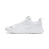 PUMA Unisex Adults' Fashion Shoes ANZARUN LITE Trainers & Sneakers, PUMA WHITE-PUMA WHITE, 40