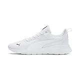 Puma Unisex Adults Anzarun Lite Sneakers, Puma White-Puma White, 46 EU