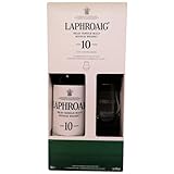 Laphroaig 10 Jahre Islay Single Malt Scotch Whisky 0,7 l 40% + 1 x original Laphroaig Nosing Glas als Geschenkset by Reichelts