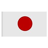 carrub Flagge Japan Japanisch Polyester Aussen Flagge Herzlichen Glueckwunsch 90 x 150cm