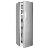 Exquisit Gefrierschrank gross, 204l Nutzinhalt, Nofrost, Alarmfunktion, 4-Sterne-Gefrieren, 4 Schubladen, Tiefkühlschrank, Abtauautomatik GS5271-NF-H-040E inoxlook