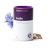 Sanatura Inulin – 250 g Inulin Pulver – vegan und glutenfrei – Aktiv Ballaststoff aus der Chicorée-Wurzel