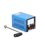 Handkurbel Stromgenerator - 20W Kurbelgenerator | Handkurbel mit 2000 U/min, tragbar, USB-Ausgang, Handy-Ladegerät, wasserdicht für den Innenbereich, Schwarz