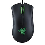 Razer DeathAdder Essential Gaming-Maus, optischer Sensor, 6400 DPI, 5 programmierbare Tasten, mechanische Schalter, gummierte Seitengriffe, klassisches Schwarz