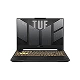 ASUS TUF F15-TUF507ZV4-LP121W Gamer-Laptop 38,1 cm (15 Zoll), Full HD 144 Hz (Intel Core i7-12700H, GeForce RTX 4060, 16 GB RAM, 512 GB PCIe SSD) Windows 11 Tastatur mit Hintergrundbeleuchtung AZERTY