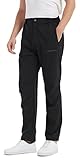 Acme Projects Herren Leichte Wasserabweisende Wanderhose (XX-Groß) Schwarz