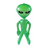 Luftblasen Alien Dekorationen - 90 cm Grüne Alien-Aufblasbar | Aufblasbare Grüne Aliens Jumbo PVC Für Halloween, Alien-Luftballons aufblasen Alien Spielzeug Für Kinder Erwachsene Comple