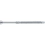 EUROTEC 110291 Holzbohrschraube Torx 10 mit Zierkopf, 3.2 x 40 mm, verzinkt blau, 3.2x40, 500 Stück