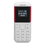 Smartphone, das Kleinste Bluetooth-Miniaturtelefon der Welt, 2G-Telefon mit 0,66-Zoll-Bildschirm, 2-in-1-Bluetooth-Musikplayer, Dual-Card-Standby-GSM, Kleines Basistelefon (White)