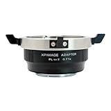 XPIMAGE Speedbooster 0,71X optischer Brennweitenreduzierer-Adapter, kompatibel mit PL-Objektiv auf Sony E APS-C S35 Kinokamera