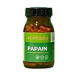 Papain Kapseln - Hochdosiertes Enzym aus Papaya - 800 mg pro Tagesdosis - Natürlich aus Kernen & Schalen gewonnen - Premium-Qualität durch mehrstufige Reinigung - Ohne Zusatzstoffe - 100% vegan - 90