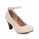 Damen-Sandalen Mit Absatz Damenschuhe Sommer Elegant Und Bequem Vorne Geschlossen Pumps Schwarz Damensandalen Sommerschuhe Festival Schuhe Damen Sommer Stöckelschuhe Beige 40