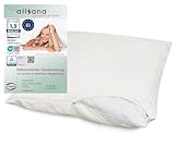 allsana Allergiker Kissenbezug 70x90 cm | Allergie Bettwäsche | Anti Milben Encasing | Milbenschutz für Hausstauballergiker | allergendichter Zwischenbezug für das Kopfkissen | TÜV geprüft