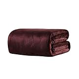 70x50cm Color Flanell Blanket Plain Farbkonditionierung Geschenk Heimtextilien Decken, Korallensamt warme Nickerchendecke (Coffee, One Size)
