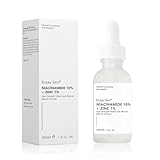 Niacinamide 10% + Zinc 1% Serum mit Zink gegen Pickel, Bekämpft Hautunreinheiten Niacinamide Serum, hochwirksame Gesichtspflege, schnell einziehend, leichte Textur - alle Hauttypen, 30ml