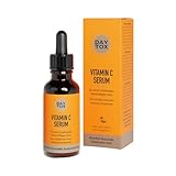 DAYTOX - Vitamin C Serum, Gesichts-Serum mit Vitamin C, Sofort-Effekt für strahlenden & ebenmäßigen Teint - Vegan, Ohne Silikone, Made in Germany - 30 ml