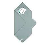 emma & noah UV-Einschlagdecke, 50+, geprüft, 0-8 Monate, Babydecke für Babyschale, Maxi Cosi®, Kindersitz, für Frühling und Sommer, Atmungsaktiv, Einfache Handhabung (Essential Mint)