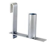 Metall Abrollhilfe für PVC Sichtschutzstreifen Installation, Abrollhilfe für Sichtschutzstreifen, Müheloses Montagewerkzeug für Einzelstabmatte, Spender für Sichtschutz Garten, Silber