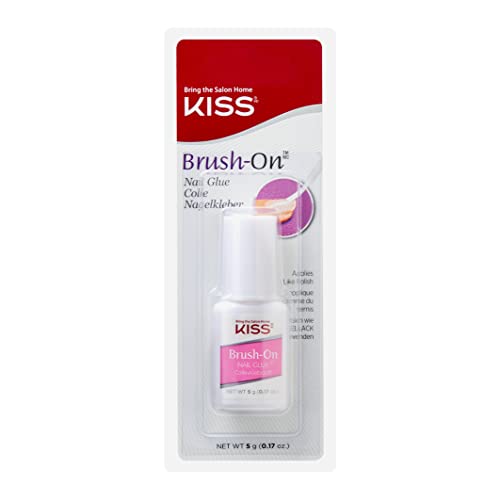 Kiss Nagelkleber mit Pinsel, 5g Transparent