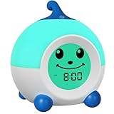 I·CODE Kinder Wecker, Lichtwecker Kinder Mit Abschaltautomatik &Wake Up Light, Schlaftrainer Kinder Klein Kinder Jungen Mädchen Teens