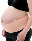 momcozy Verstellbarer Schwangerschaftsgürtel - Atmungsaktives Bauchband gegen Becken- & Rückenschmerzen, Lendenstütze für Schwangere,Rosa M