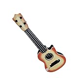 Beaupretty Gitarre Plastik Modell Musikinstrument Anfänger Lernspielzeug für Mädchen und Jungen Realistische Simulation Pädagogisch Sicher
