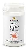 Karl Minck Zink 15 mg + Kupfer – 100 Tabletten
