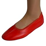 Lappade Ledersohle rot Gymnastikschuhe, Schläppchen, Turnschläppchen (Art. 210 Gr. 39 EU)