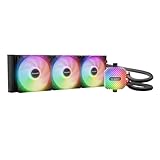 be quiet! Light Loop 360mm Black Wasserkühlung für stark übertaktete Systeme, 3x Light Wings LX 120mm PWM high-speed ARGB Lüfter, Stylischer ARGB-Kühlblock, mit ARGB-PWM-Hub, extrem hohe Kühlleistung