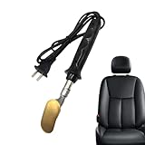 Autositz Leder Eisen - Elektrische Heizung Abflachwerkzeug Autositz Leder Bügelwerkzeug | Tragbare Elektrische Abflachung Entfernung Auto Werkzeuge, Ledertasche und Buch Reparatur Werkzeug für