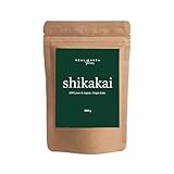 Shikakai Pulver (250g) Biologisches Shampoo für weiches und glänzendes Haar; Natürliches und feuchtigkeitsspendendes Dusch-Shampoo für Wachstum & Pflege von Haar & Kopfhaut