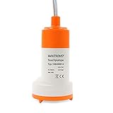 Wamovo Tauchpumpe 12V 0,6 bar 12L pro Minute 18-24 Watt Wasserpumpe Pumpe für Trinkwasser Frischwasserpumpe