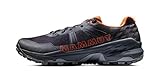 Mammut Sertig II Low GTX Men | Wanderschuhe für Herren, Outdoor Schuhe, Wasserdichte Sportschuhe, Gore-Tex Trekkingschuhe, Leichte Bergschuhe, Für Sport & Hiking | Black-Vibrant Orange, 11