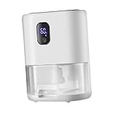 MagiDeal Mini-Luftentfeuchter, leise, Schlafzimmer-Badezimmer-Luftentfeuchter, 1 l Wassertank für Schrank, Kleiderschrank, Schlafzimmer, LED-Anzeige