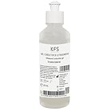 KFS Leitfähiges Gel 250 ml. Für Ultraschall und Radiofrequenz im Gesicht und am Körper, ideal für Laser-Haarentfernung, gepulste Lichtgeräte, Hören des fetalen Herzschlags und IPL-Haarentfernung