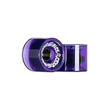 Cloud Ride! Wheels Cruiser Longboard-Rollen, 69 mm, 78 A, transparent, Violett