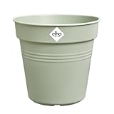 elho Green Basics Anzuchttopf 21 - Growpot für Züchten und Ernten - Ø 21.0 x H 19.3 cm - Grün/Steingrün