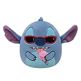 Squishmallows SQDI01086 - Stitch mit Eiswaffel 25 cm, offizielles Jazwares Plüsch, superweiches Kuscheltier