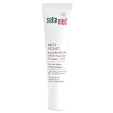 SEBAMED Anti-Aging Augencreme Q10, Augenpflege mit Hyaluronsäure & Phyto-Peptiden, gegen Falten und Augenringe, für Männer und Frauen, Faltenglättung bei 81%* bestätigt