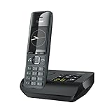 Gigaset COMFORT 520A - Schnurloses DECT-Telefon mit Anrufbeantworter - beste Audioqualität mit Freisprechfunktion - Komfort Anrufschutz - Adressbuch mit 200 Kontakten,titan-schwarz