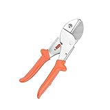 Milisten 1 Stück Gartenschere Zweige Schere Werkzeug Cutter Gartenarbeit Pflaumen Baum Clipper Branchenschneider Multifunktionsschere Schnittmaschine Gartengerät Orange Rostfreier