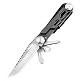 Kleine handliche werkzeug stahl messer scharfe praktische Camping Abriebfest tragbare edc outdoormesser Taschenmesser Klappmesser multi tool messer mit ring Schraubendreher Zangen Pfeife clip 8 in 1