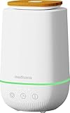 medisana AD 650 Aroma Diffuser, Duftlampe mit Wellness-Licht und Timer, Lufterfrischer mit Diffusor für ätherische Öle, Raumbefeuchter mit Ultraschall-Technologie für angenehmen Raumduft