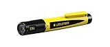 Ledlenser EX4 LED Stiftlampe | Explosionsgeschützte Pen-Light Taschenlampe für Ex-Zone 0/20 | 50 Lumen | 35 m Leuchtweite | 7 Std. Laufzeit | IP-Schutz, 65 g | Batteriebetrieb inkl. AAA-Satz