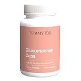 Glucomannan (Konjac) 3000 mg, Chrom, Garcinia Cambogia und Johannisbrotbaum-Extrakt, 180 Hochdosierte Vegane Kapseln, Tummy Tox
