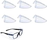 Seitens chutz für Gläser, Windschutz scheiben, Seitens chutz für Gläser, Sonnenbrille Seitens chutz, Schutzbrille Schutz, Schutzbrille Schutz mit Seitens chutz, für kleine bis mittlere Gläser, 3 Paar