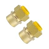 3/4-Zoll-Messing-Armatur, Schnellanschlussadapter, einfache Installation, Messingbeschläge, Upgrades, 2 Stück, für Pit-Warmwasserbereiter
