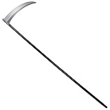 Spooktacular Creations Scythe Halloween Sense des Sensenmanns Sense Kostüm Horror Sichel Grim Reaper Halloween Sichel für Halloween Todessense Cosplay Kostümpartys, 150cm