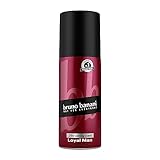 Bruno Banani Fragrance Loyal Man Deo Bodyspray, Körperspray mit aromatisch holzigem Herrenduft, 24 Stunde lang anhaltend, 150 ml (1er Pack)