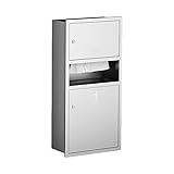 Wasserdichte versenkte Duschregale mit Händetrockner, Toilettenpapierhalter und Mülleimer, platzsparender Badezimmer-Organizer für Zuhause, Küche und Schlafzimmer